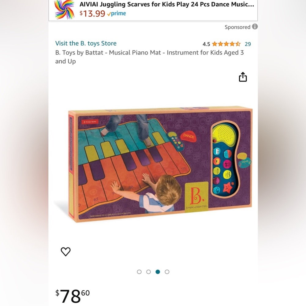 Piano mat for kids